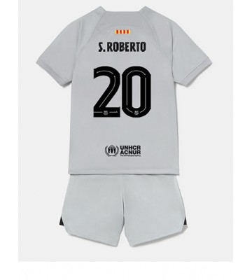 Barcelona Sergi Roberto #20 babykläder Tredje Tröja barn 2022-23 Korta ärmar (+ Korta byxor)